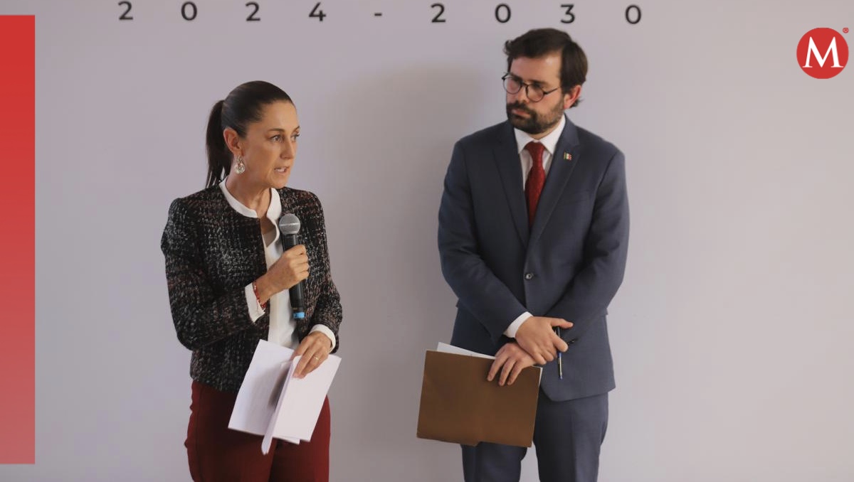 La virtual presidenta electa hoy, claudia Sheinbaum, en su casa de transición. | Jorge Carballo