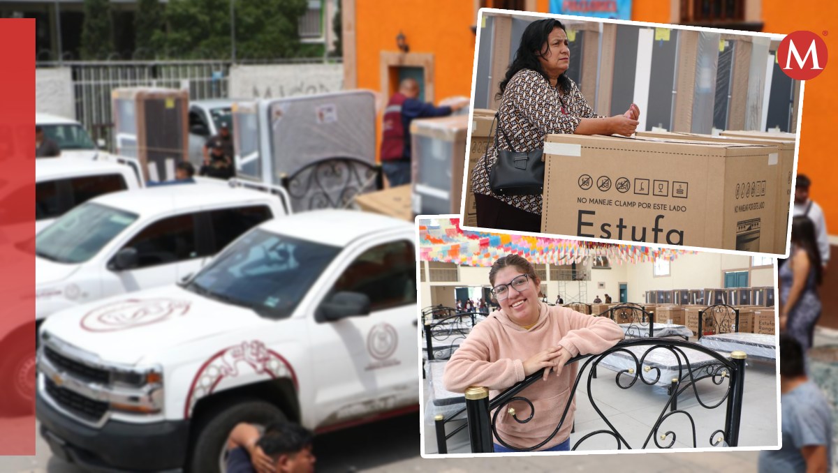 Damnificados por lluvias en Chimalhuacán reciben muebles y apoyos económicos. Foto: (Especial)