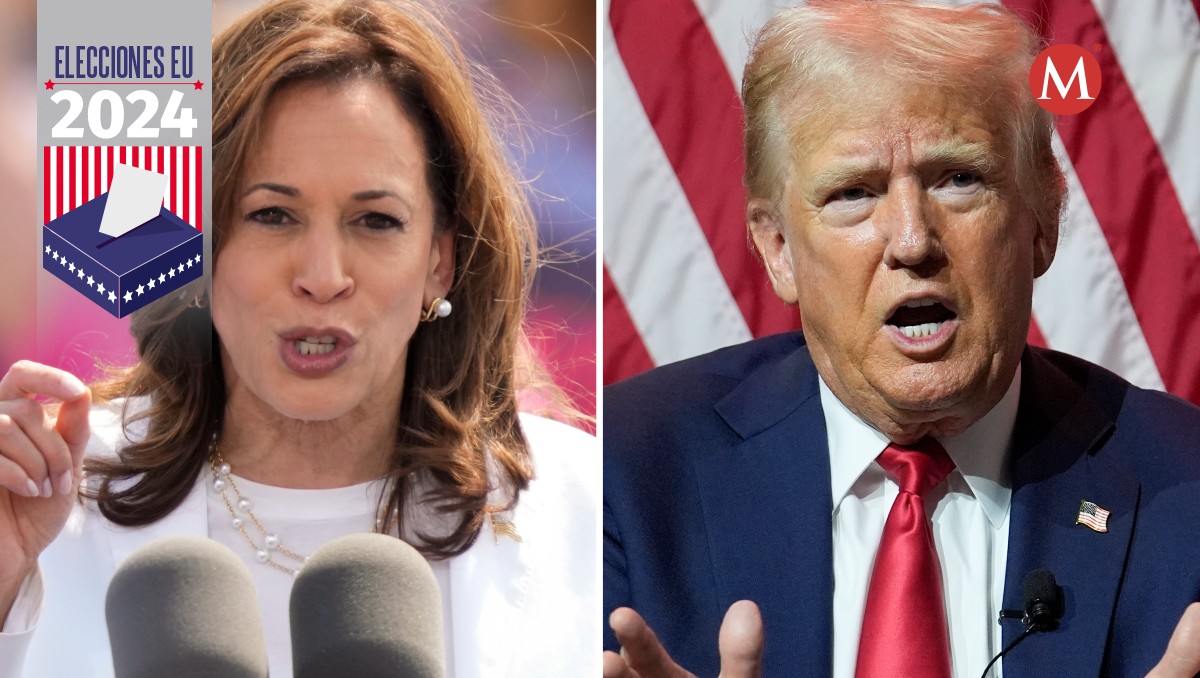 La disputa por la Casa Blanca es muy cerrada entre Kamala y Trump. | AP