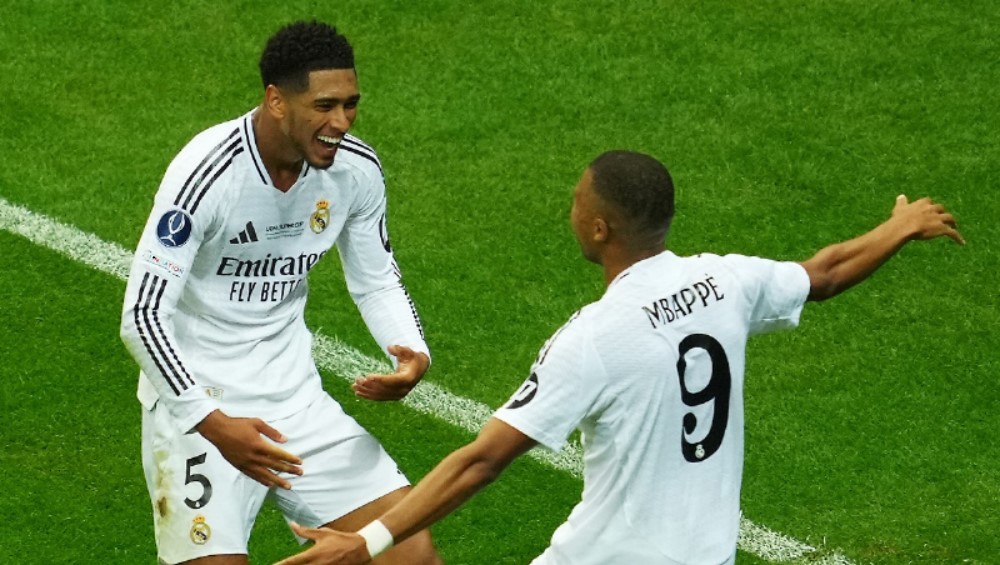 Bellingham se rinde ante Mbappé tras su primer juego con Real Madrid (Reuters)