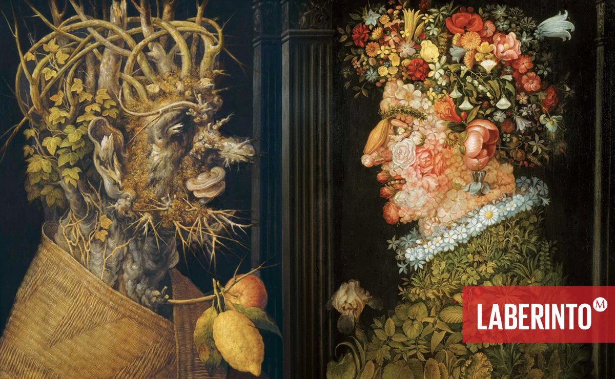 Giuseppe Arcimboldo, 'Invierno' y 'Primavera', 1573. (Especial)