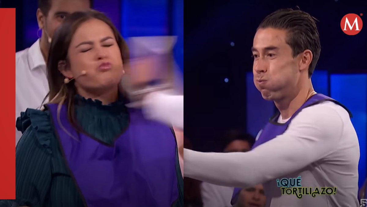 Así fue el momento en que Óscar Jiménez 'cacheteó' a Mariana Echeverría en 'Me Caigo de Risa' | ESPECIAL