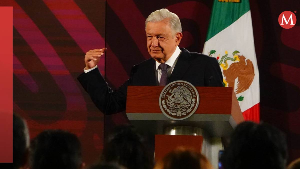 El presidente AMLO durante su conferencia de presan este miércoles (Cuartoscuro)