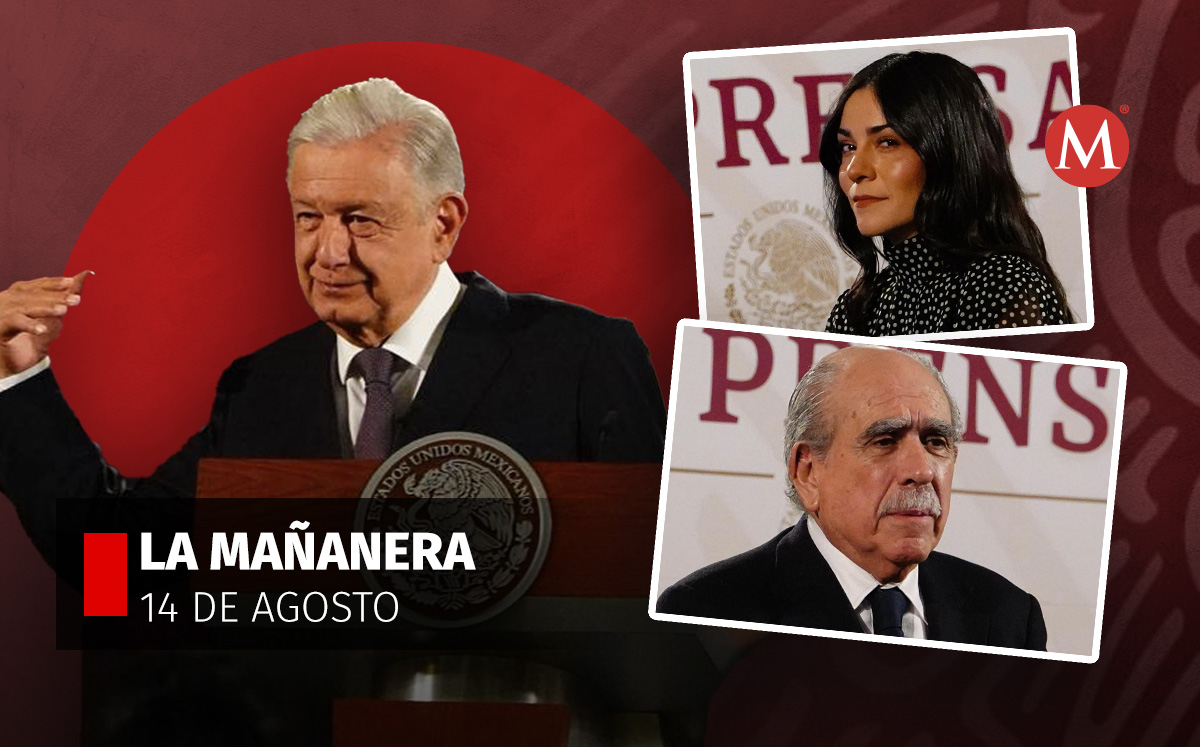 El presidente López Obrador en la mañanera desde Palacio Nacional. | Cuartoscuro
