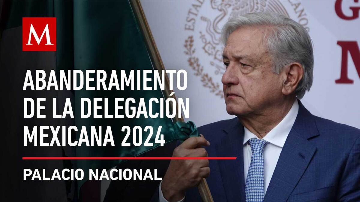 AMLO preside Abanderamiento de la delegación mexicana de los Juegos Paralímpicos París 2024