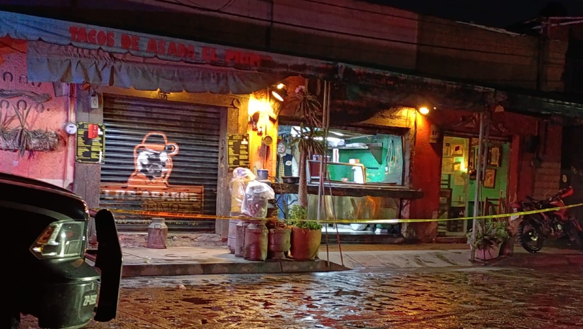 El ataque fue junto a un puesto de tacos en Zapopan, Jalisco (Vicente Torres Alfaro)