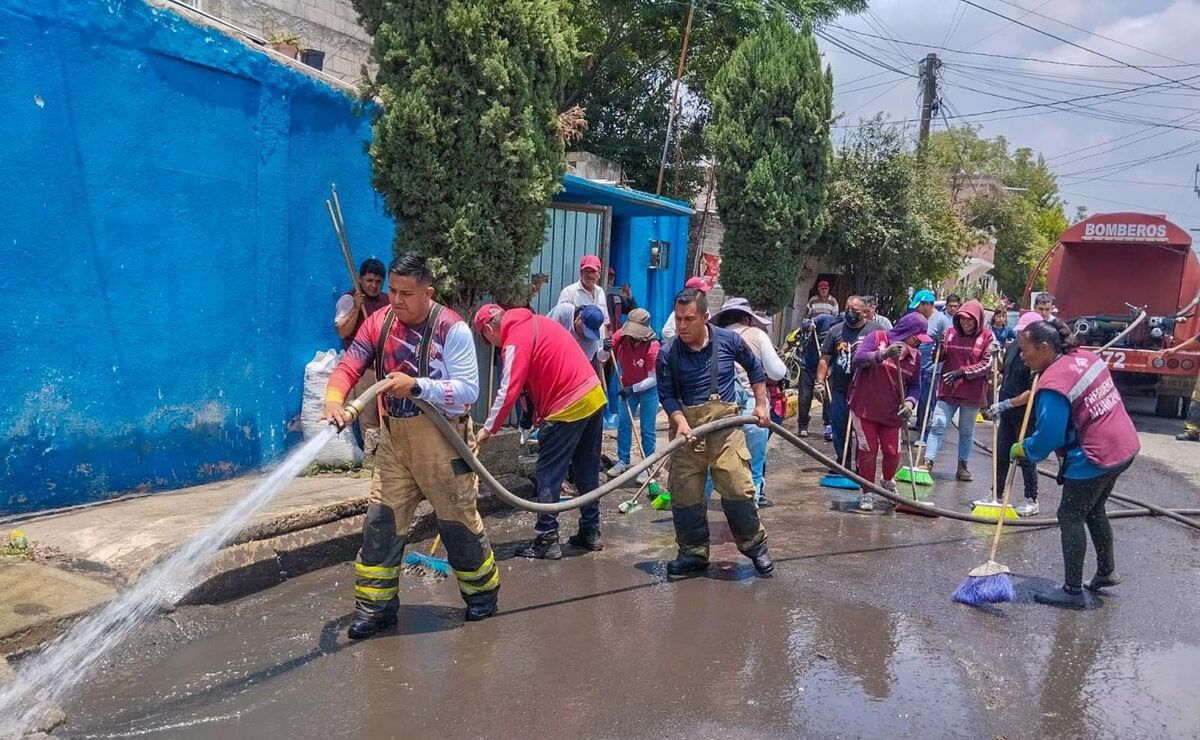 Caudal del río Ameca incrementado por la torrencial tormenta (especial)