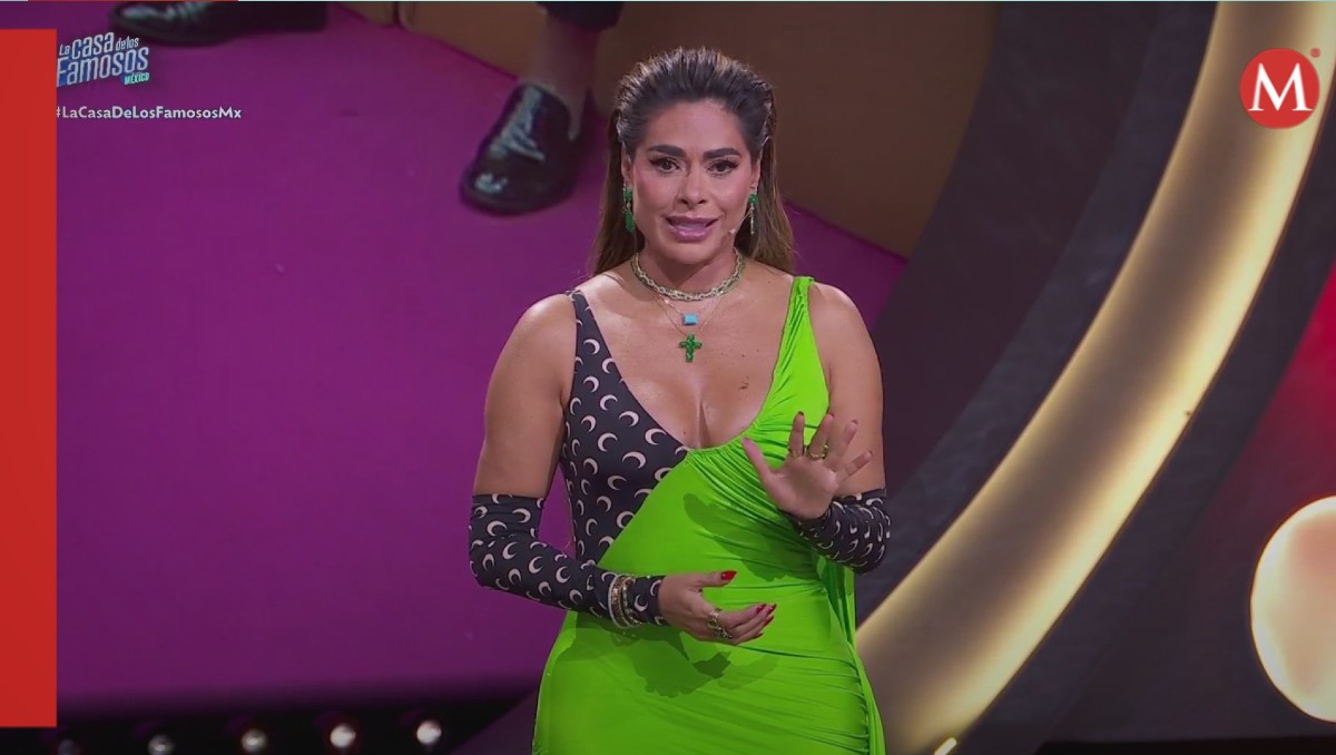 Galilea Montijo usa extravagante vestido verde en gala de nominación de 'La Casa de los Famosos'