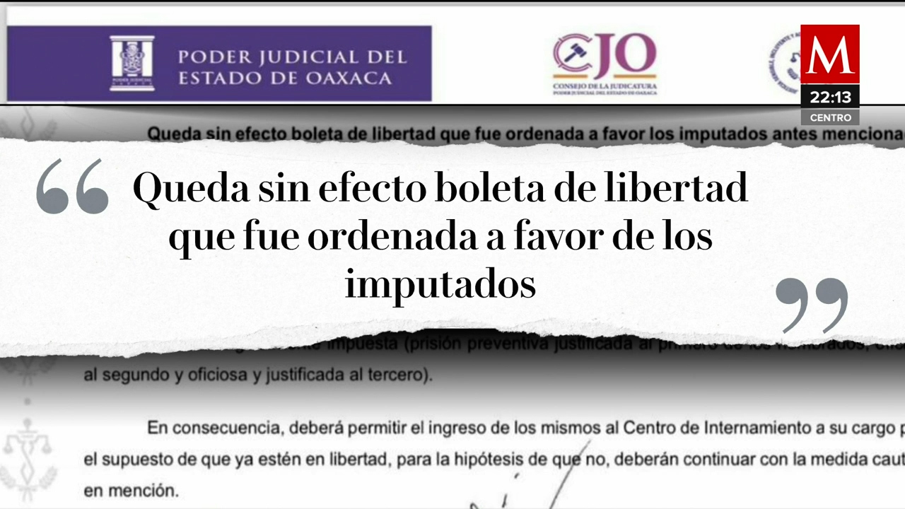 Juez de Oaxaca absuelve al presunto agresor de María Elena Ríos
