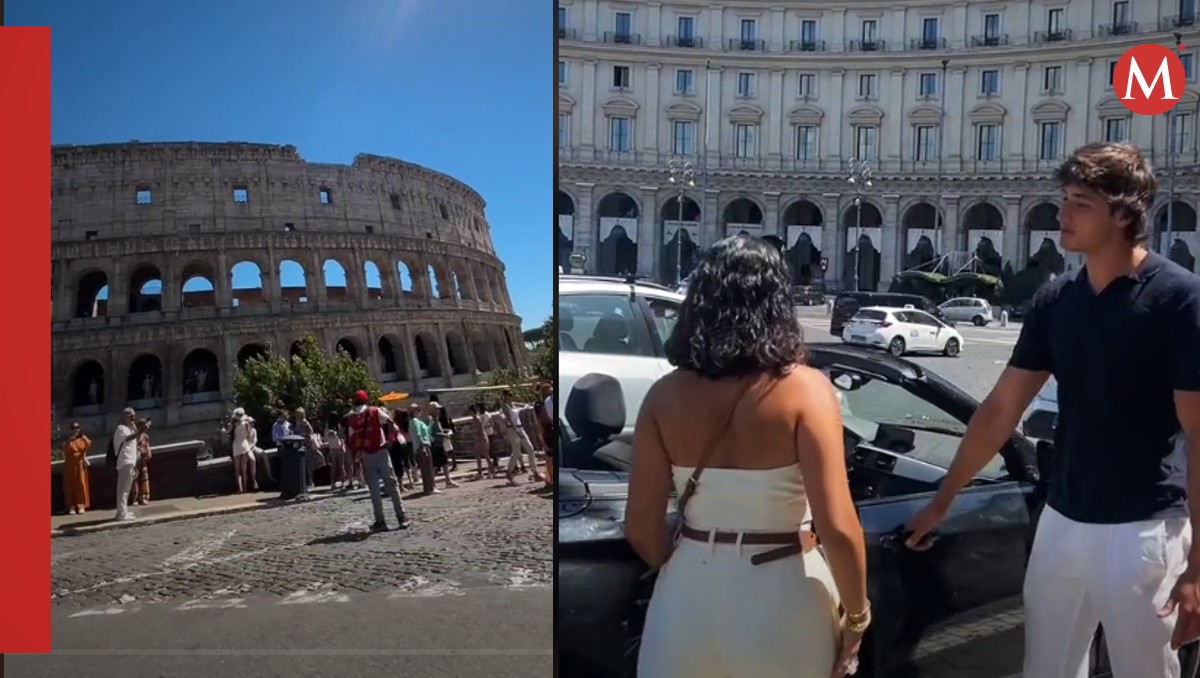 Mexicana se viraliza tras RENTAR a joven italiano para conocer Roma. | TikTok @andrea_mtzf
