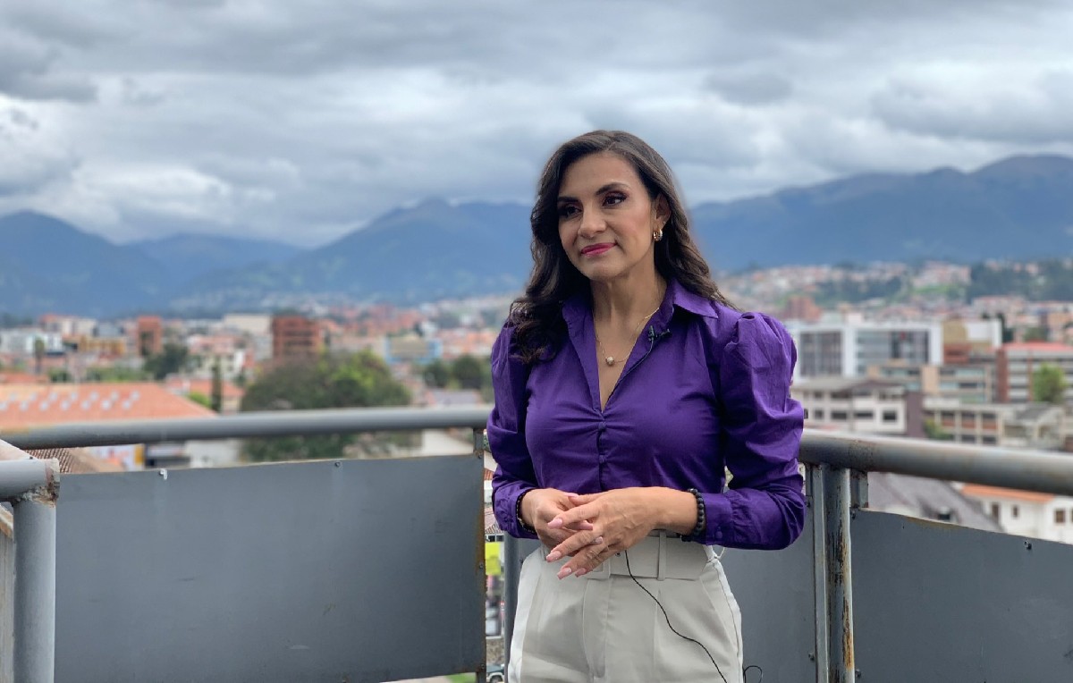 La vicepresidenta de Ecuador, Verónica Abad, fue enviada a Israel desde 2023 (X/@veroniabad)