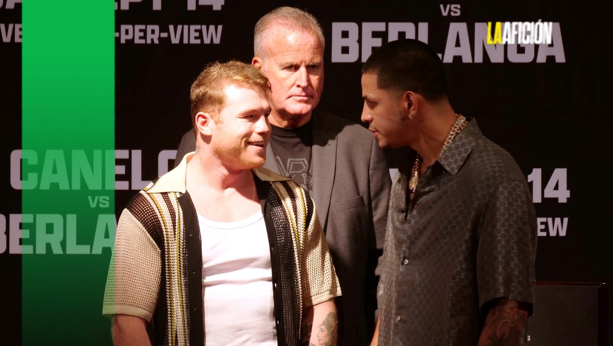 Edgar Berlanga provoca a Canelo Álvarez al llamarlo "cobarde" (AFP)