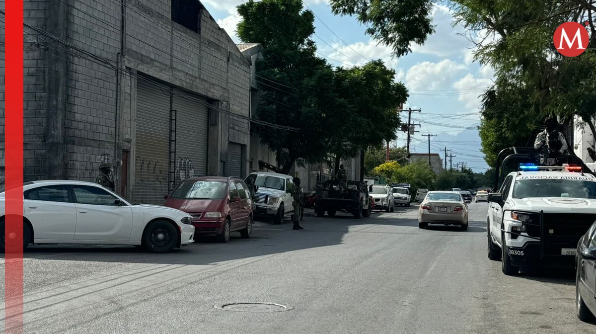 Hombre herido en Nuevo León. Foto: Marcela Cuevas