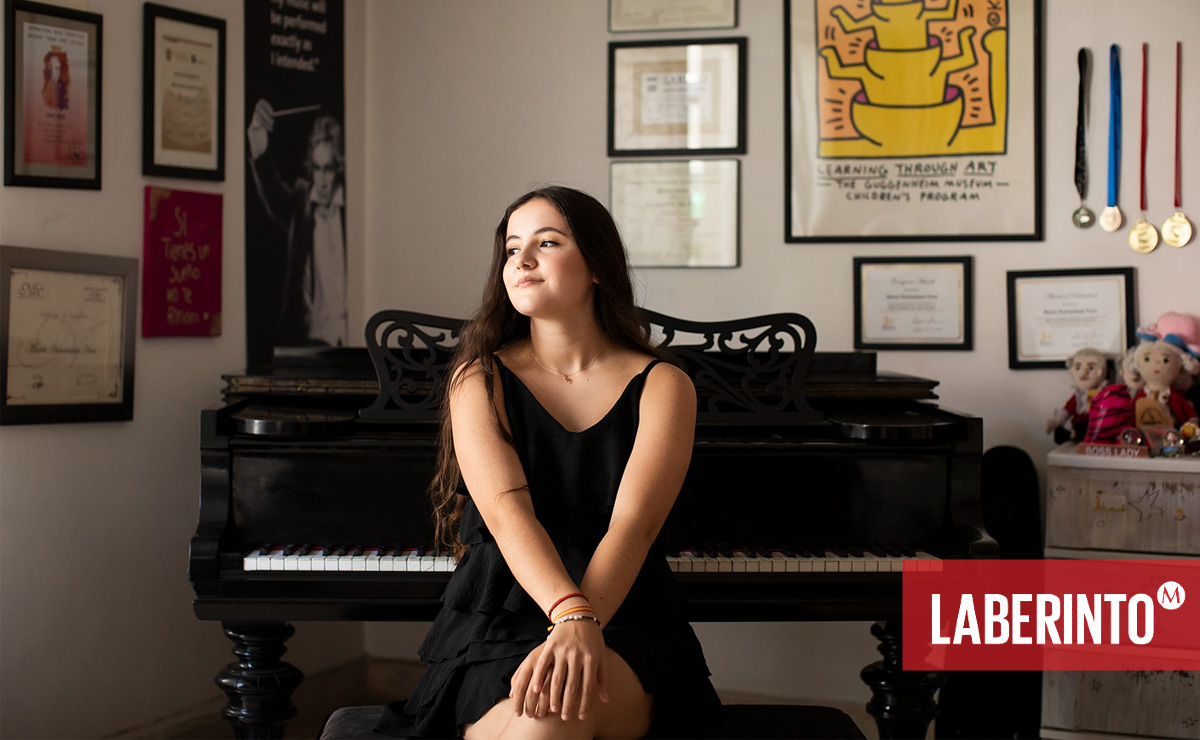 María Hanneman, pianista mexicana. (Cortesía)