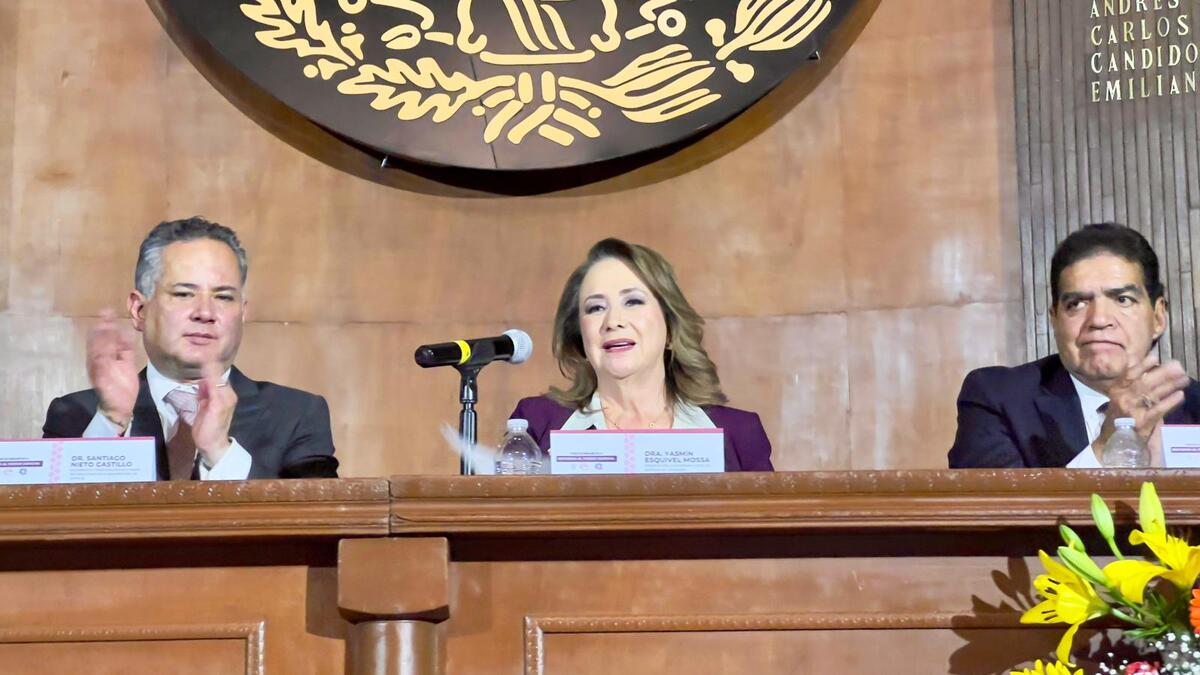 La ministra Yasmín Esquivel participó en el Foro de Análisis de la reforma judicial. | Especial