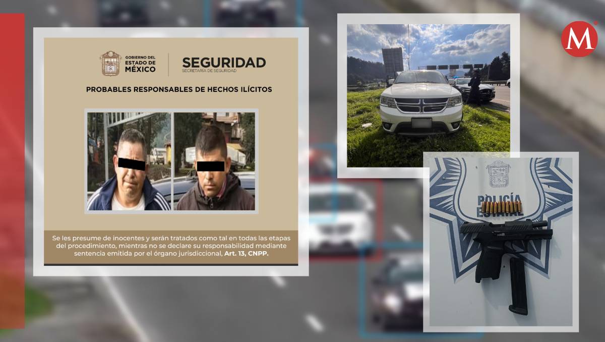 Detienen a involucrados en robo a cuentahabiente en la México-Toluca. Especial
