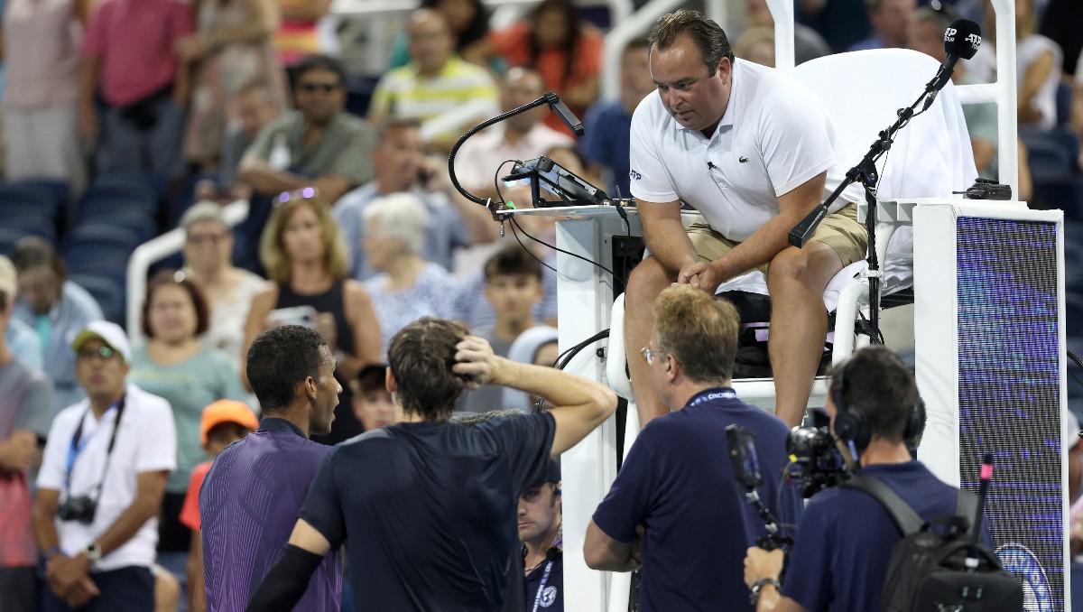 Juez le cuesta el partido a Auger-Aliassime tras error en Cincinnnati (AFP)