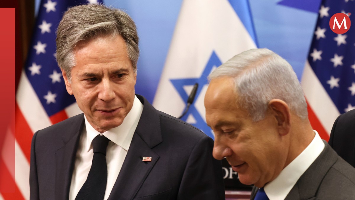 Antony Blinken se reunió con Benjamín Netanyahu en Tel Aviv. | AP