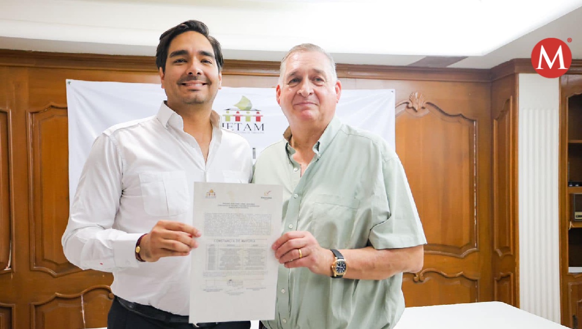 Carlos Peña, alcalde de Reynosa y su papá Luis Peña Garza