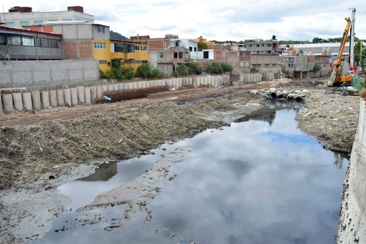 Casas afectadas por socavón en Tula, apuntaladas; rehabilitación inicia en noviembre