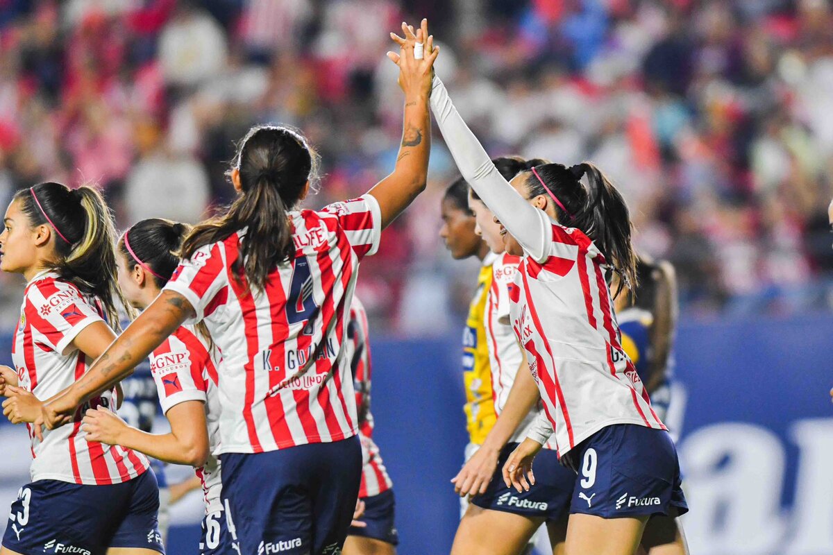 Chivas Femenil derrota al Atlético San Luis y mantiene el paso perfecto en el Clausura 2024 (Cortesía)