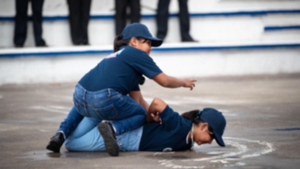 En la clausura los niños realizaron una demostración de lo que aprendieron. Foto: (Especial)