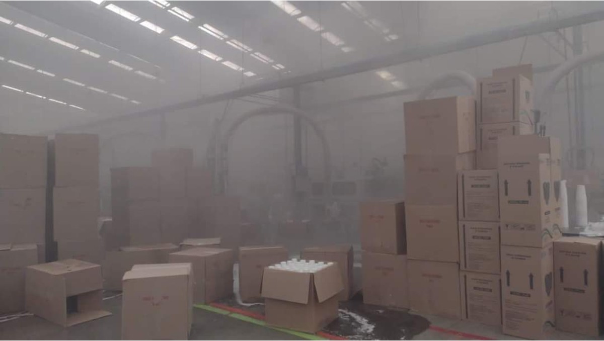 El incendio en la fábrica Trapla dejó a una trabajadora en estado grave