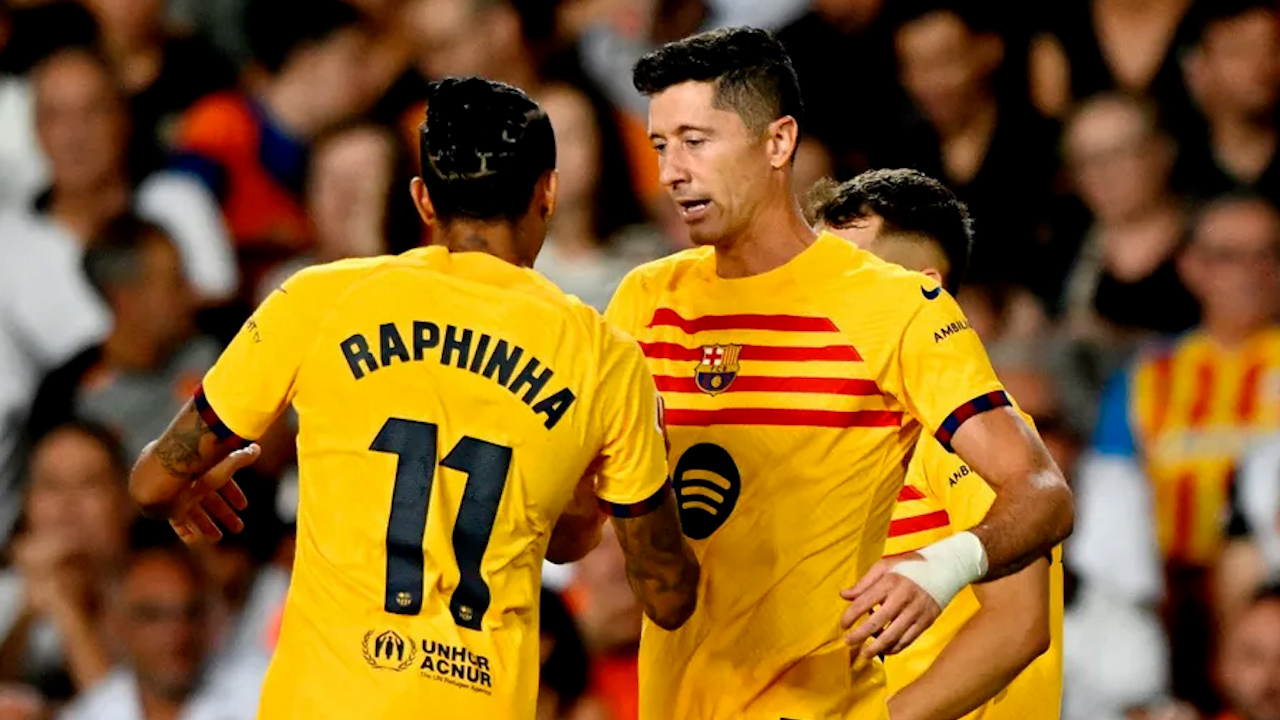Hansi Flick debuta con victoria del Barcelona ante Valencia en LaLiga