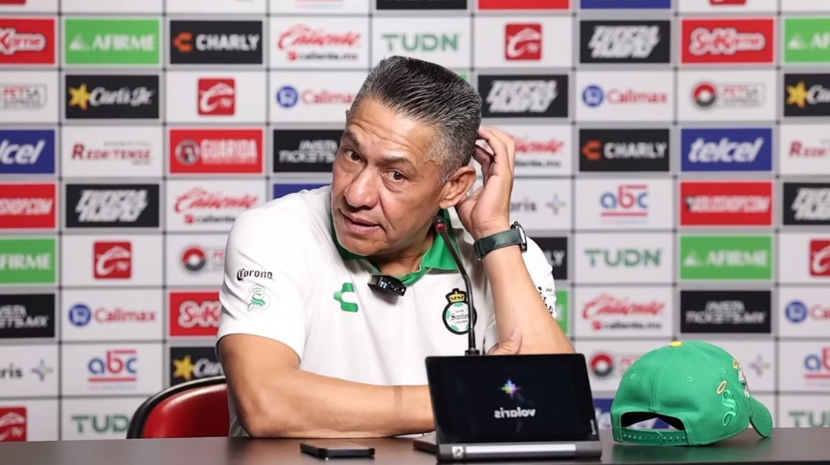 Ignacio Ambriz, DT Santos Laguna. | Especial