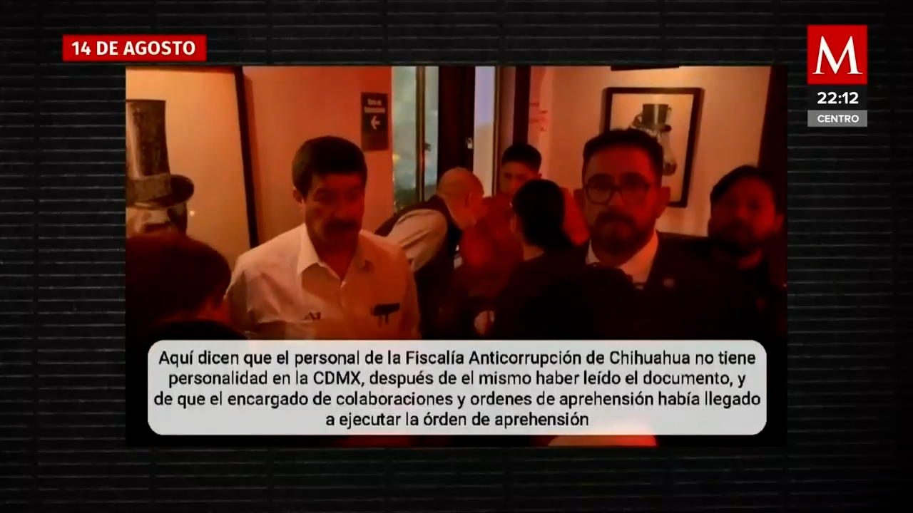 Nuevas imágenes revelan el intento de detención de Javier Corral en CdMx