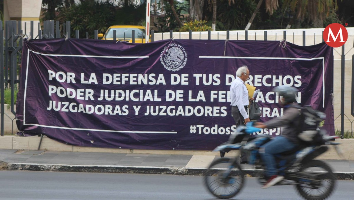 Protesta en Poder Judicial de Tampico. (Sergio Sánchez)