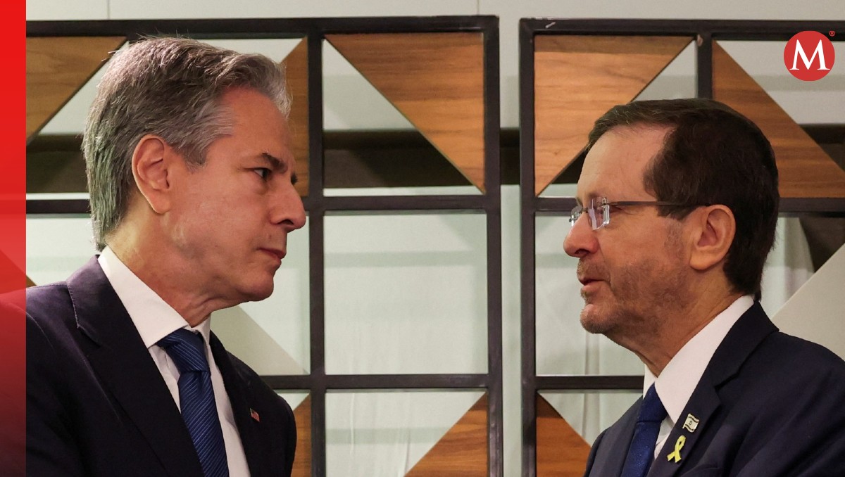 El secretario de Estado de EEUU, Antony Blinken, se reúne con el presidente de Israel, Isaac Herzog, en Tel Aviv, Israel, 19 de agosto 2024 | Reuters