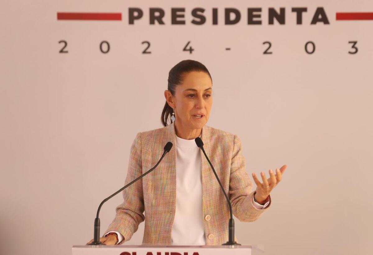 Claudia Sheinbaum, presidenta electa de México. | Foto: Jorge Carballo