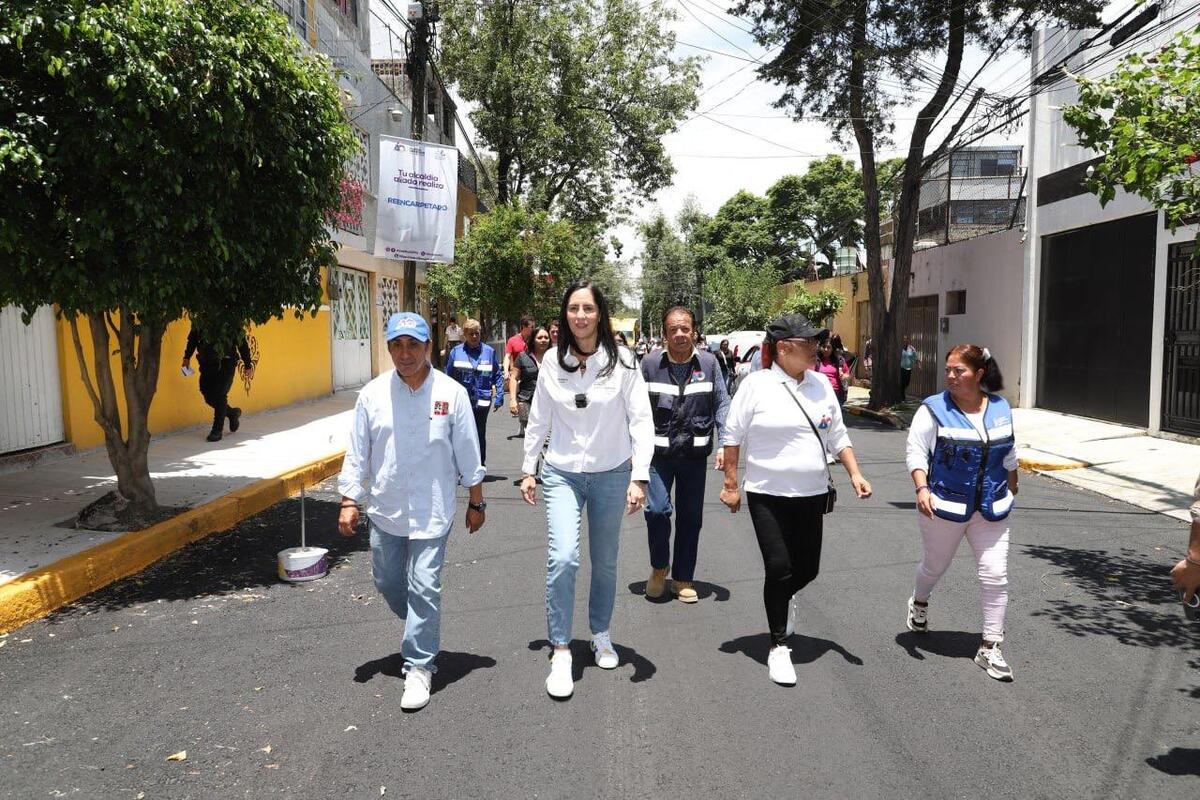 Alcaldesa de Álvaro Obregón, Lía Limón realizó recorrido por la demarcación / Cortesía