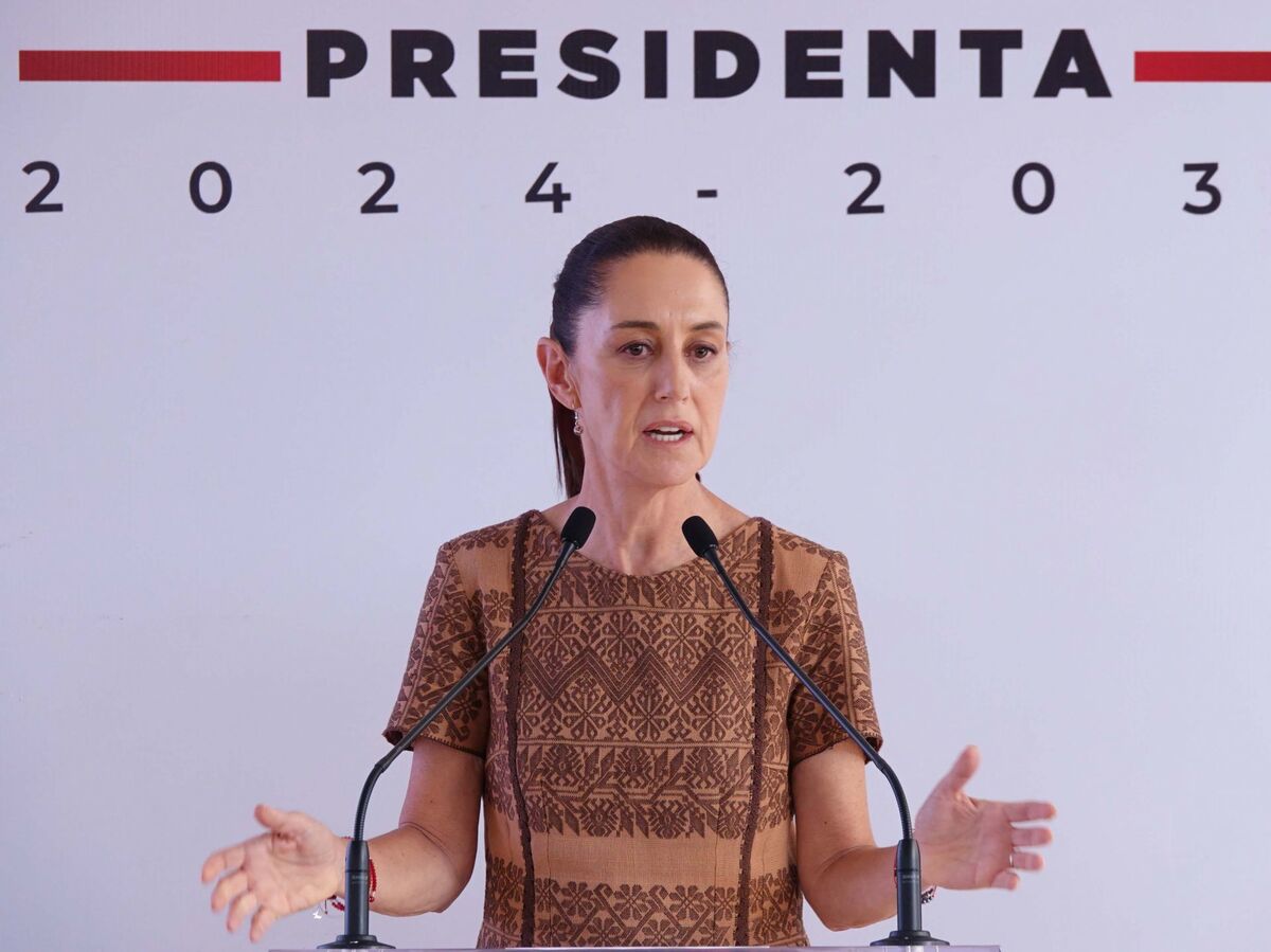 Claudia Sheinbaum dio una conferencia de prensa desde su casa de transición en Iztapalapa. | Cuartoscuro