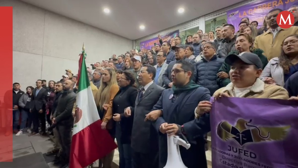 Jueces y magistrados apoyaron la suspensión de labores de Poder Judicial de la Federación en el Estado de México. Foto: (Especial)