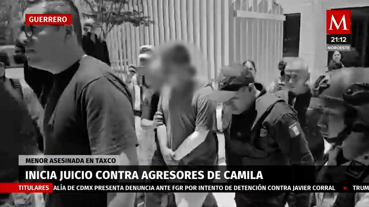Juicio contra agresores de la niña Camila inicia en Taxco