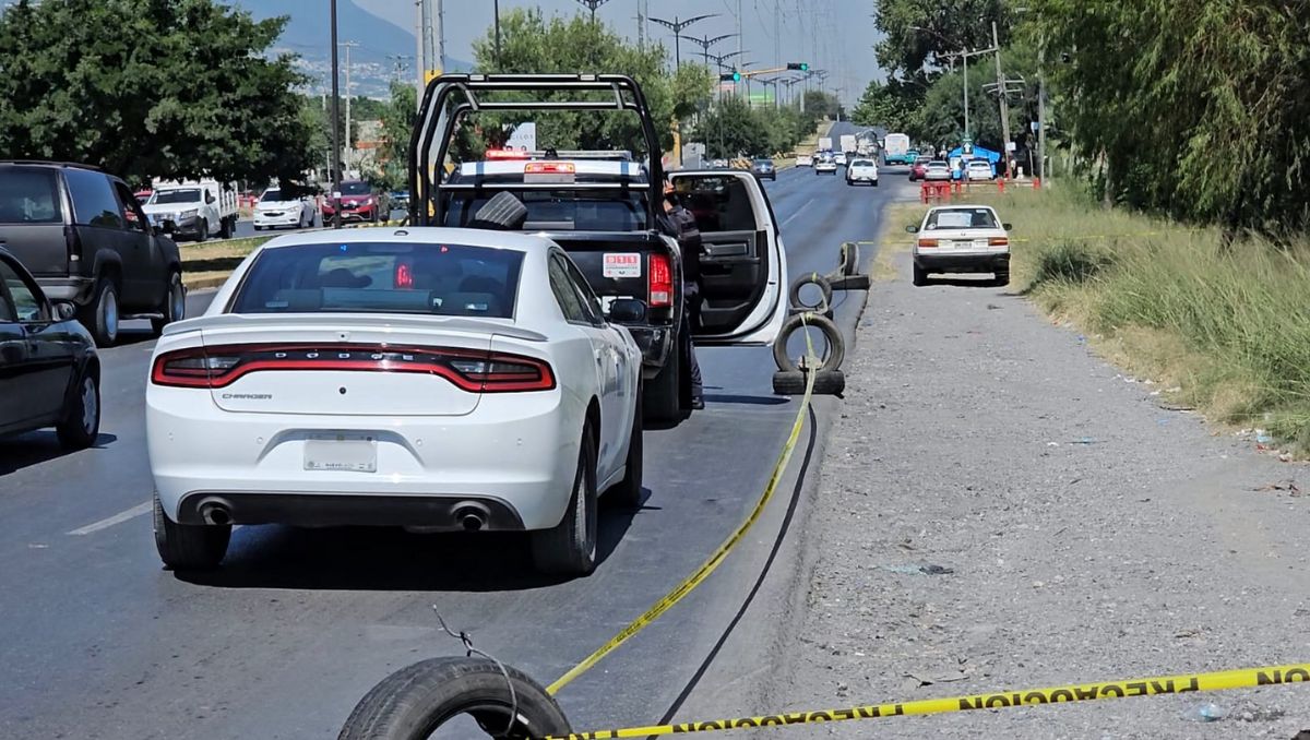 Fueron personas que transitaban por la lateral de la arteria quienes observaron al hombre | Fabricio Gallegos