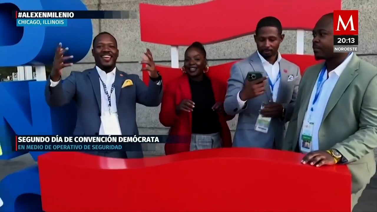 Segundo día de la Convención Demócrata en Chicago