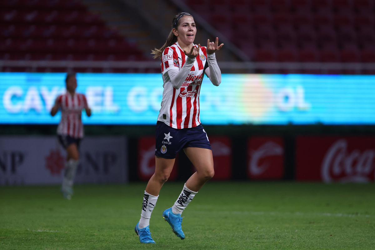 Alicia Cervantes se reencuentra con el gol en victoria de Chivas Femenil ante León (Cortesía)