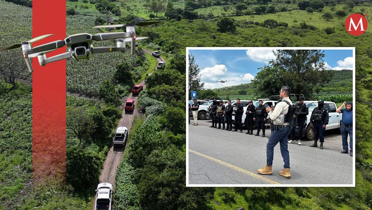 Desaparición de policías en Michoacán desata operativo con drones y protestas | Diseño: Mauricio Ledesma