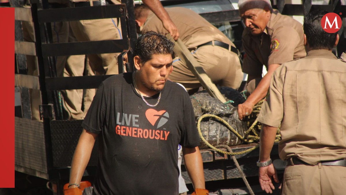 Joel, bombero de Tampico. (Sergio Sánchez)