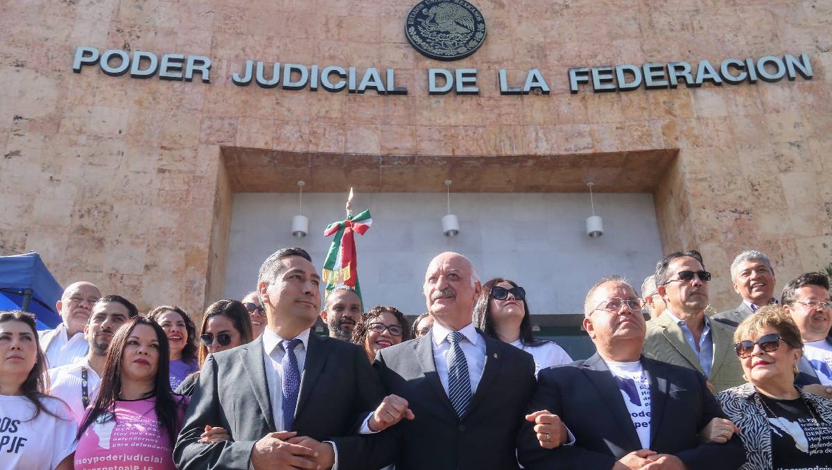 Los trabajadores del Poder Judicial están en paro contra la reforma judicial
