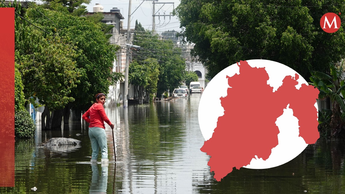 Hay 8 muncipios en el Estado de México donde se han presentado las mayores afectaciones por lluvias. Foto: (Cuartoscuro)