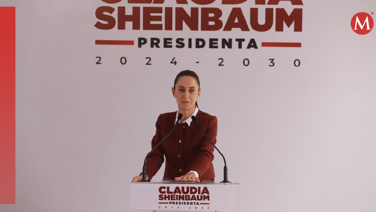 La presidenta electa, Claudia Sheinbaum, en su conferencia de prensa de hoy. | Javier Ríos