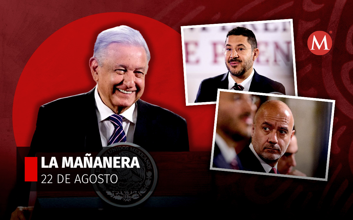 El presidente López Obrador en la mañanera desde Palacio Nacional. | Cortesía