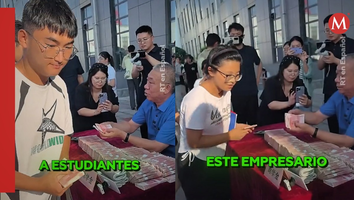 Empresario chino REGALA dinero a estudiantes de escasos recursos. |