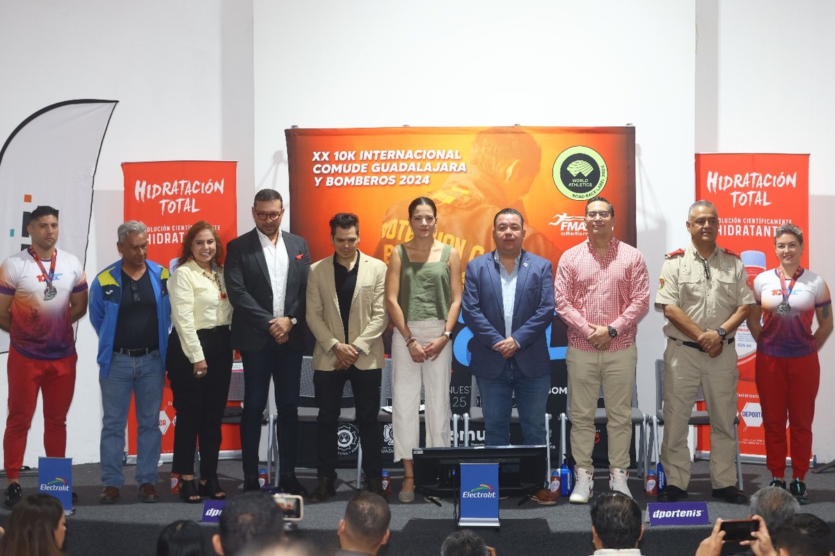Presentación del del 10K Internacional Comude Guadalajara y Bomberos. (Especial)