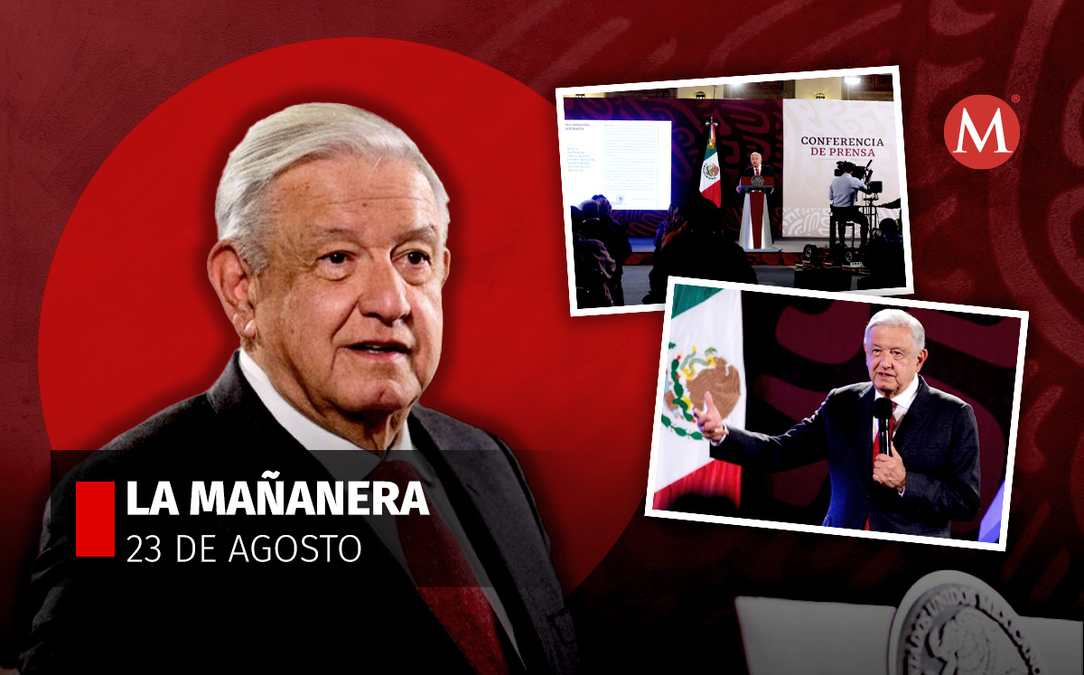 El presidente López Obrador en La Mañanera desde Palacio Nacional. | Fotos: Cuatoscuro