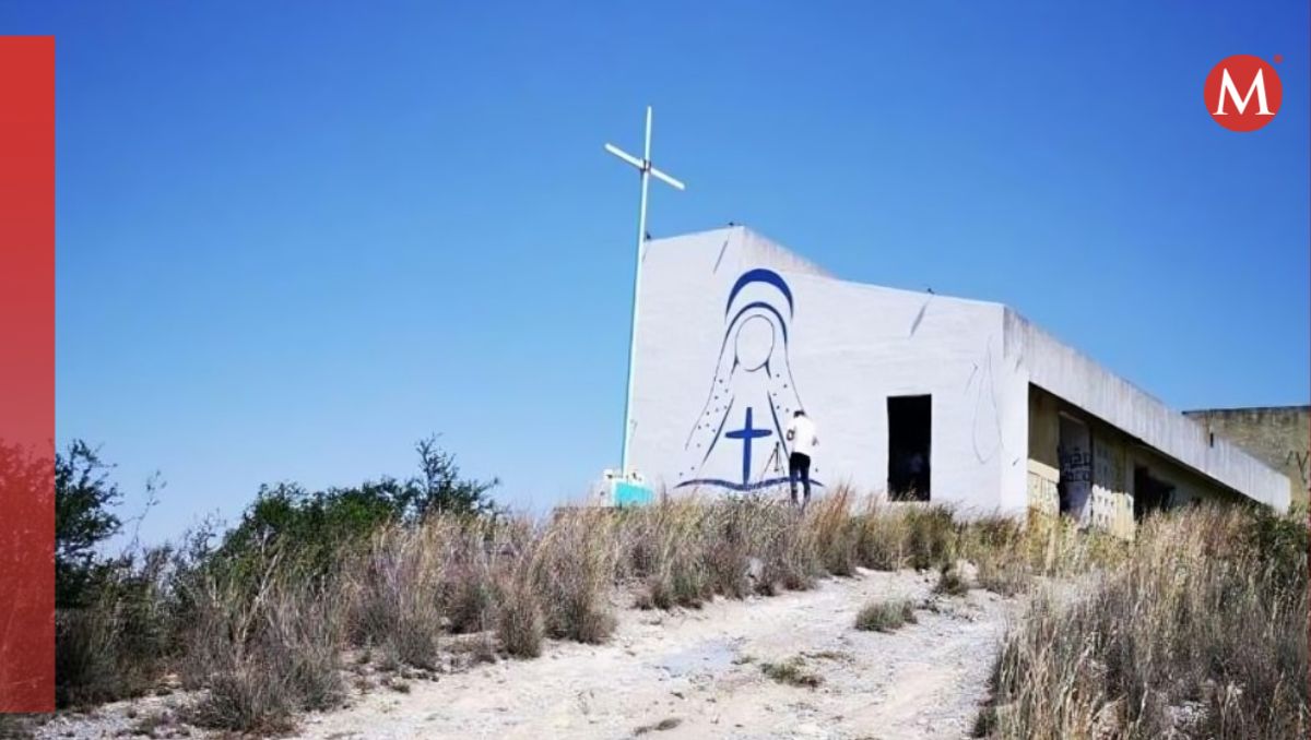 Virgen de Guadalupe en el cerro de Loma Larga en Monterrey, NL. | Especial.